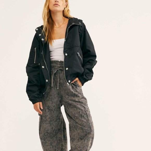 We The Free Jackets & Blazers - Free People Gone Tomorrow Stadium Jacket H10776